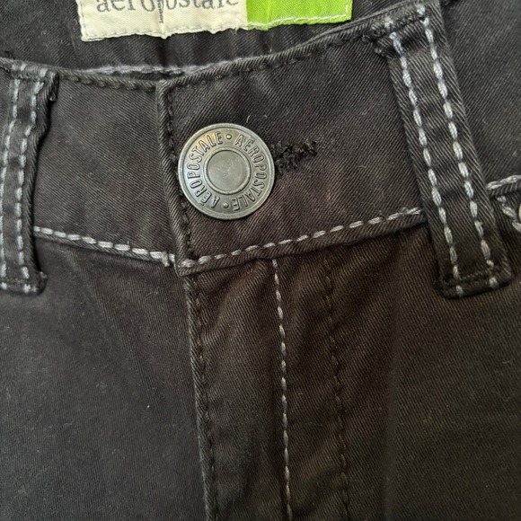 Aeropostale Women's Size 3/4 Long Jean Bayla Skinny Low Rise Y2K 2000s Fashion - Picture 7 of 11